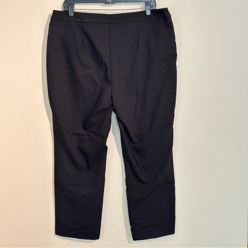 Chico's Black Straight Leg Pants - Picture 4 of 4